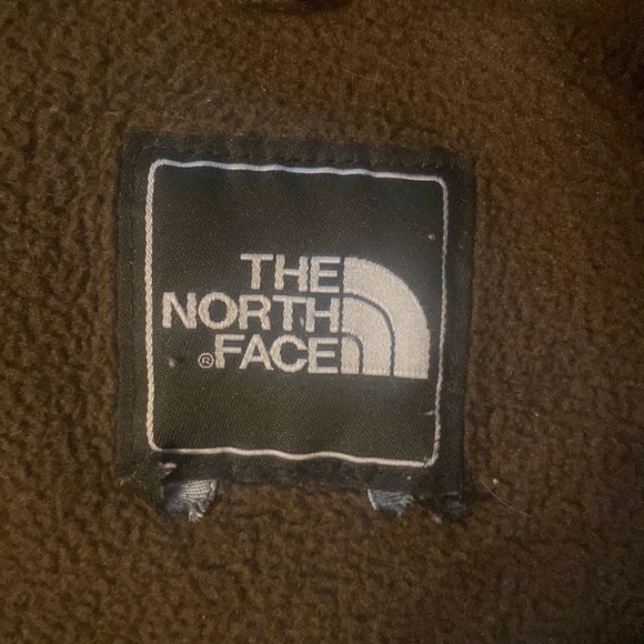 Girls size Medium brown North face jacket - Picture 3 of 9